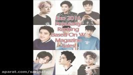 EXO Official Popularity Rank 2016