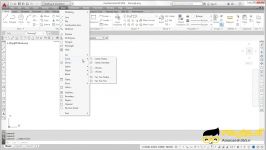 روش های اجرای فرمان ها در نرم افزار اتوکد  تغییر سبک ف