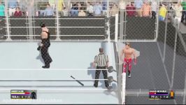 گیم پلی WWE 2k17 درخواستی ازmohamadww قفس جهنمی 2