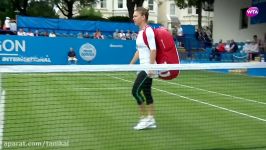 2017 Aegon International Second Round  Simona Halep vs Duan  WTA Highlights