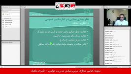 نمونه کلاس مجازی درس مبانی مدیریت دولتی