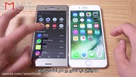 مقایسه سرعت دو گوشی Iphone 7 Plus Xperia XZ Premium زیرنویس فارسی اسمارت