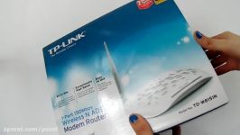 ADSL роутер TP Link TD W8151N  unboxing