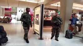 Georgian footballer plays piano and sings in Paris airport