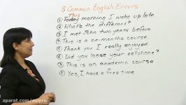 8 Common Grammar Mistakes in English