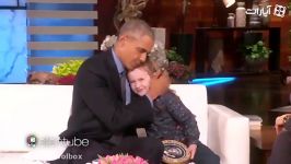 لحظات بامزه حضور بچه ها در برنامه Ellen Show