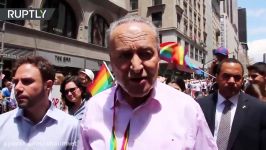 Tens of thousands take part in NYC anti Trump Pride March