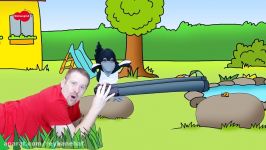 Animals in the Garden for Kids from Steve and Maggie  Learn English Speaking wi