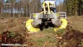 Heavy Machine Pruning Agriculture  INVENTION TECHNOLOGY Move Large Tree