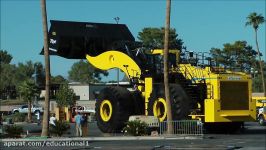 Biggest wheel loader in the world 70 yard super high lift LeTourneau L2350