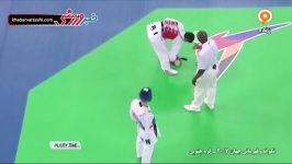 نایب قهرمانی میر هاشم حسینی در تکواندو قهرمانی جهان