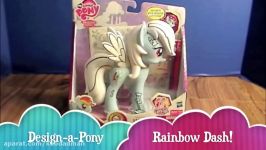 Design a Pony RAINBOW DASH Vinyl Figure MLP Review 2013 by Bins Toy Bin