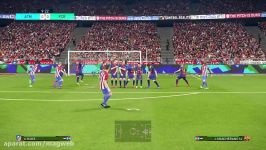 سیستم جدید ضربه آزد در بازی PES 2018