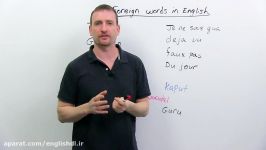 Improve your Vocabulary Foreign Words in English