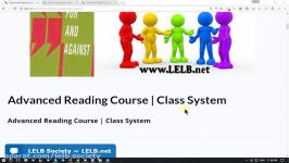 An Advanced Reading Course on Classes LELB Society