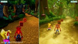 Crash Bandicoot 2 – PS1 1997 vs. 2017 PS4 Graphics