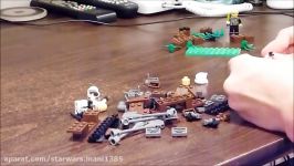 LEGO 7128  Speeder Bikes Star Wars Theme 1999  Time Lapse and Short Review