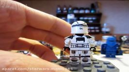 FAN REVIEW Custom LEGO Star Wars Clone Commando  501st  Shock Trooper.