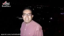 گزارش خبرنگار صداوسیما لحظه شلیک موشک های سپاه