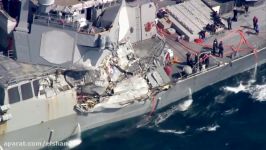 Guided Missile Destroyer USS Fitzgerald Collision With Merchant Vessel In Phili