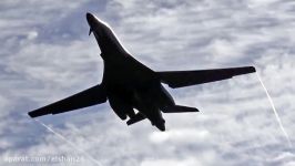 Mighty Rockwell B 1 Lancer Bomber Takeoff. Fairford 