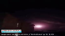 فیلم حمله موشکی سپاه به مواضع داعش در سوریه