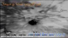 لحظه اصابت موشک های نقطه زن سپاه به اهداف پیش تعیین