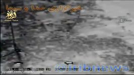 لحظه اصابت موشک های نقطه زن سپاه به اهداف پیش تعیین شده در دیر الزور