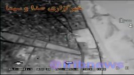 لحظه اصابت موشک های نقطه زن سپاه پاسداران به اهداف