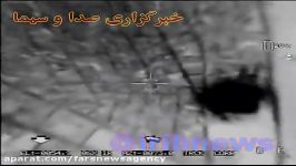 سومین فیلم لحظه اصابت موشک های سپاه به مقر داعش
