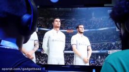 گیم پلی بازی فیفا 18 در E3 2017 رئال مادرید  سیتی
