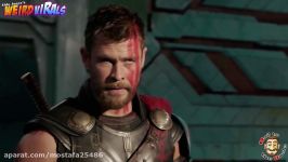 صحنه حذف شده تریلر thor ragnarok طنز