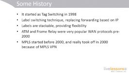 Live Lessons MPLS fundamentals 2017