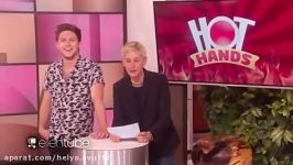 بازى Ellen hot hands Niall Horan