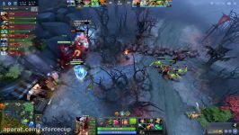 NEW IMMORTAL PUDGE Dendi with Scorching Hook some games Dota 2