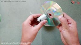 How to Make a Powerful Air Blower using CD and Bottle  Easy Way