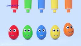 Learn colors Surprise eggs 3D Cartoons for children Video for kids