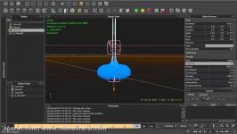 آموزش RealFlow CINEMA 4D چک کردن صحنه قبل شبیه سازی