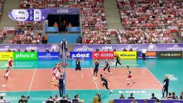 خلاصه بازی لهستان آمریکا لیگ جهانی والیبال 2017