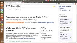 How to Uploading a package to a PPA Launchpad.net