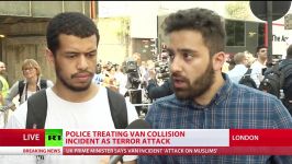 Finsbury Park London police treating van collision incident as terror attack