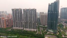 DJI drone footage of Tianhe District Guangzhou