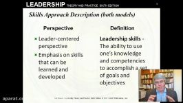 Skills Approach to Leadership Northouse 7th ed. Ch. 3