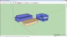 آموزش مبتدی اسکچاپ چرخندن تغییر مقیاس آبجکت Sketchup