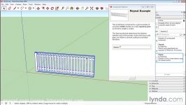 آموزش کار پنجره آبشن کامپونت SketchUp Component