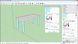 آموزش ساخت متریال اسکچاپ SketchUp Create materials