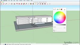 آموزش متریال دادن اسکچاپ مک SketchUp materials Mac