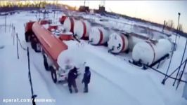 انفجار وحشتناک تریلی حمل سوخت در روسیه
