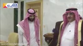 لحظه بیعت بن نایف ولیعهد سابق عربستان بن سلمان