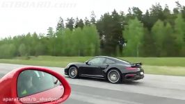 پورشه 991 Turbo S FACELIFT Mk II در مقابل رقیبان